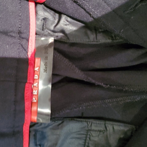Men's Prada Black Classic Fit Pants - Picture 6 of 9